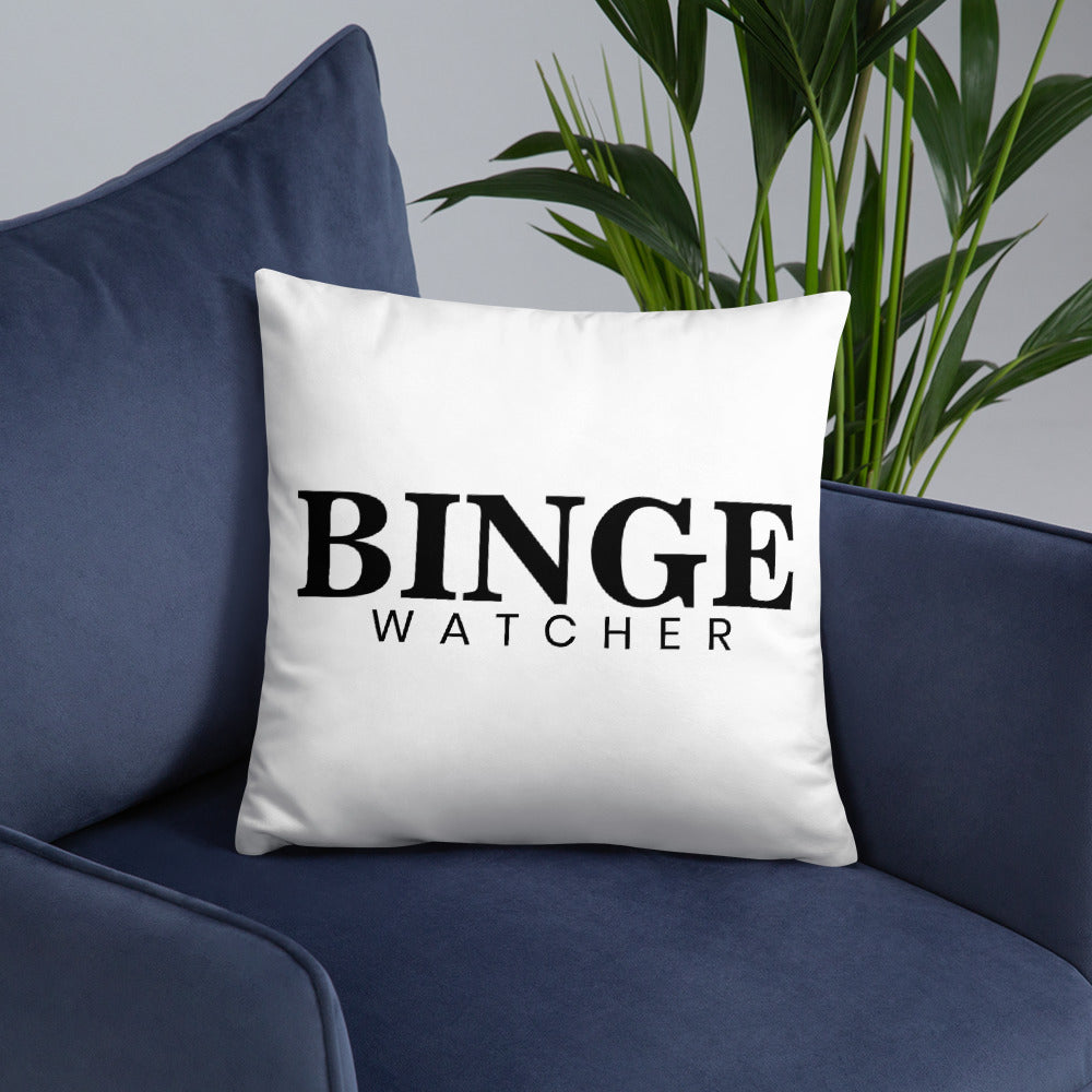 BINGE WATCHER THROW PILLOW