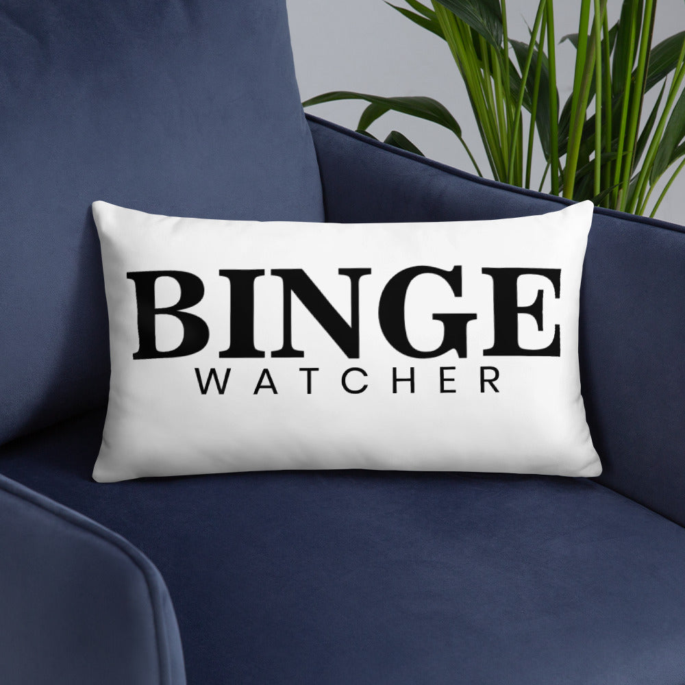 BINGE WATCHER THROW PILLOW