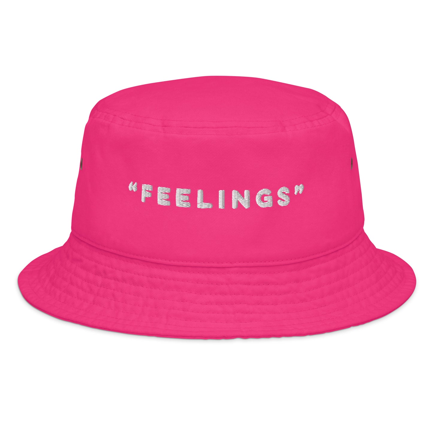 PINK FEELINGS BUCKET HAT