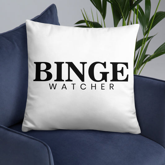 BINGE WATCHER THROW PILLOW