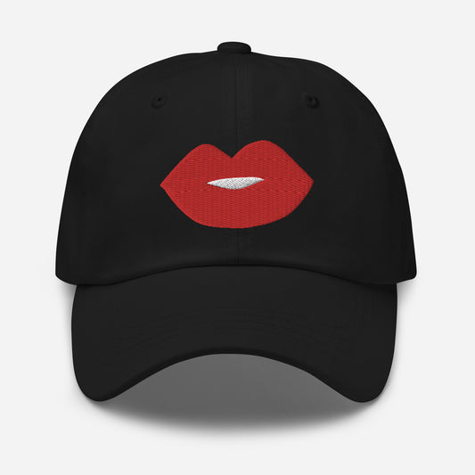 A RED LIP CAP