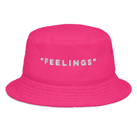 PINK FEELINGS BUCKET HAT