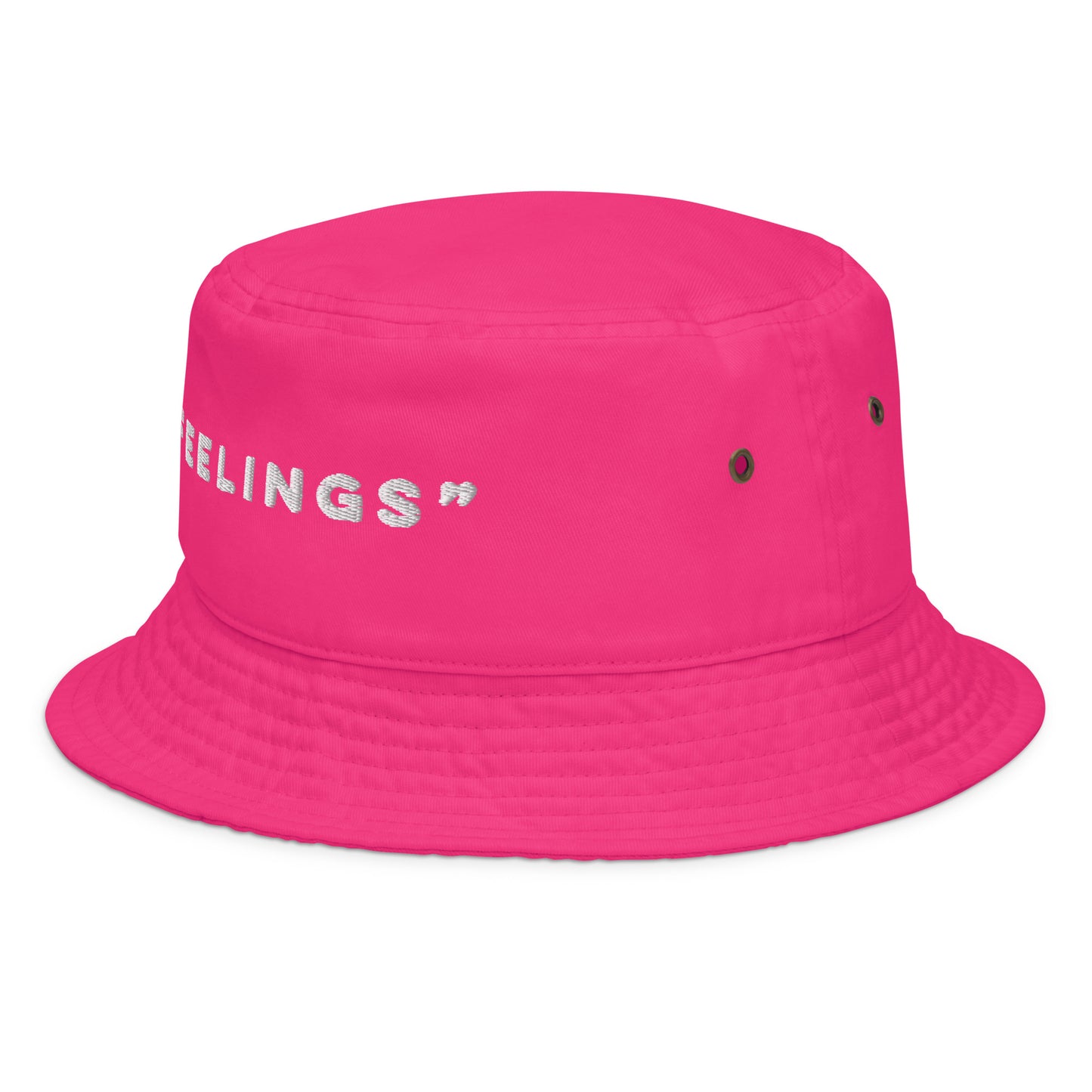 PINK FEELINGS BUCKET HAT