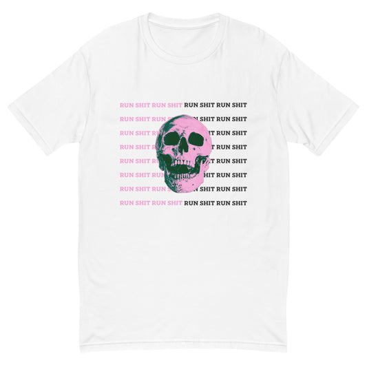 RUN SHIT PINK TEE