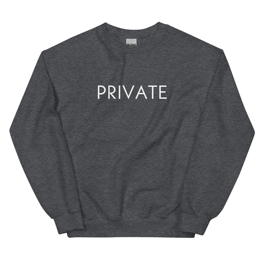 PRIVATE SWEATSHIRT