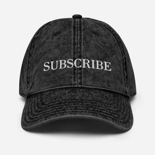 SUBSCRIBE CAP